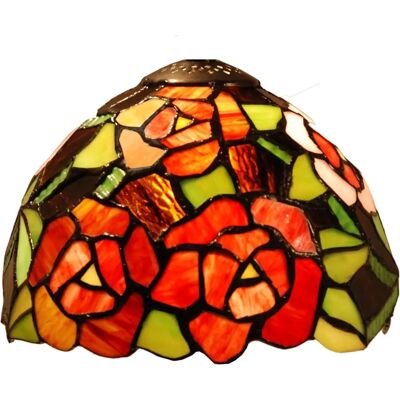 Abat-jour Tiffany Fijalo pour Intérieur - 20cm - Style Louis Comfort Tiffany - Publicité Abat-jour Tiffany Fijalo pour Intérieur - 20cm - Style Louis Comfort Tiffany - Publicité
