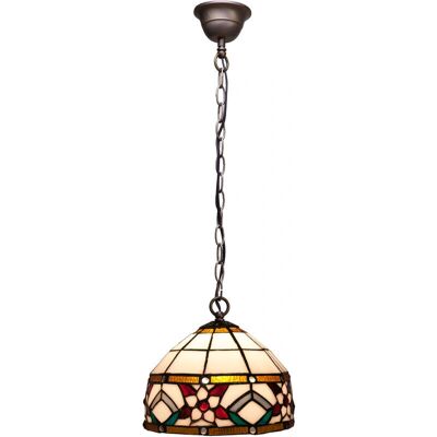 Fijalo - Suspension Tiffany 40cm Série Museum - Publicité Fijalo - Suspension Tiffany 40cm Série Museum - Publicité