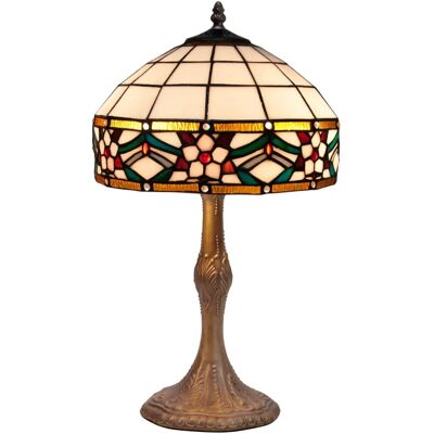 Fijalo Lampe de Table Tiffany - Style Tiffany Vintage Éclairage Intérieur - Publicité Fijalo Lampe de Table Tiffany - Style Tiffany Vintage Éclairage Intérieur - Publicité