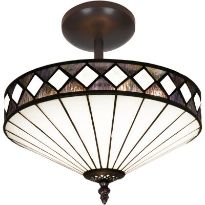 FIJALO Tiffany Plafond 45cm - Éclairage de plafond - Publicité FIJALO Tiffany Plafond 45cm - Éclairage de plafond - Publicité