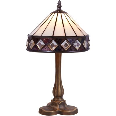 FIJALO Lampe de Table Tiffany - Reproduction Style Authentique Éclairage Intérieur - Publicité FIJALO Lampe de Table Tiffany - Reproduction Style Authentique Éclairage Intérieur - Publicité