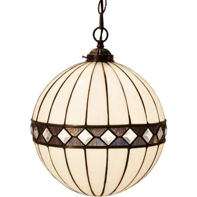 Fijalo Lampe Suspendue Tiffany 30cm Série Ilumina - Publicité Fijalo Lampe Suspendue Tiffany 30cm Série Ilumina - Publicité