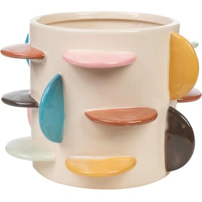 Fijalo Keramik Discos Vase - Dekor Accessoire Fijalo Keramik Discos Vase - Dekor Accessoire