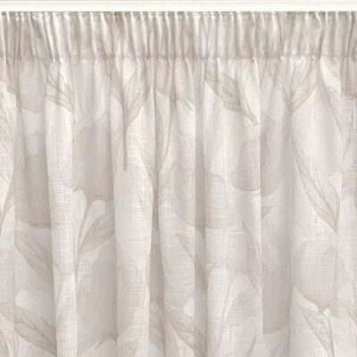 Alexandra House Living Sofia Beige 140x270cm Translucent Curtain Alexandra House Living Sofia Beige 140x270cm Translucent Curtain