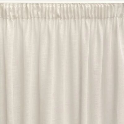 Rideau Translucide Blanc Fijalo - Rideau Rideau Translucide Blanc Fijalo - Rideau