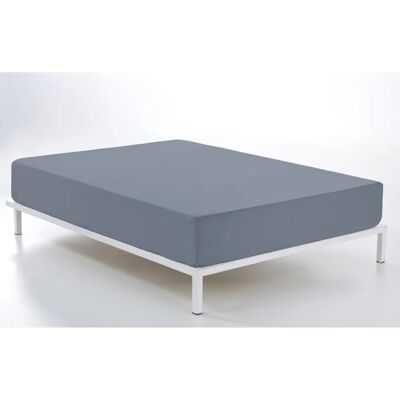 Fijalo Bajera ajustable color acero - Cama de 160 (largo 210 y alto 35 cm) - Ropa de cama Fijalo Bajera ajustable color acero - Cama de 160 (largo 210 y alto 35 cm) - Ropa de cama