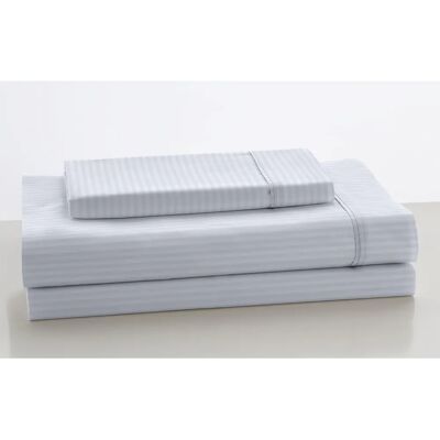 Fijalo Set di Biancheria da Letto - Bianco, Effetto satin, 300 TC, Cotone Fijalo Set di Biancheria da Letto - Bianco, Effetto satin, 300 TC, Cotone
