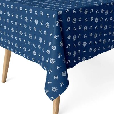 Ecommerc3 Ancora Resin Tablecloth - 300x140 cm - Blue Ecommerc3 Ancora Resin Tablecloth - 300x140 cm - Blue