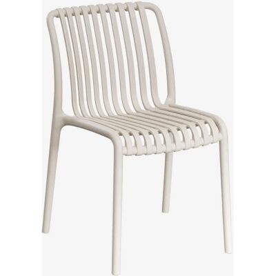 Chaises de salle à manger empilables Wendell - Beige moderne - Publicité Chaises de salle à manger empilables Wendell - Beige moderne - Publicité