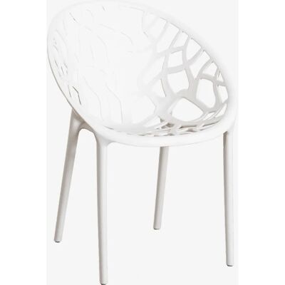Chaises de Salle à Manger Blanches Empilables SKLUM - Publicité Chaises de Salle à Manger Blanches Empilables SKLUM - Publicité