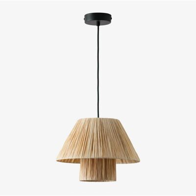 Lampe de Plafond en Rafia Naturelle Sklum - Éclairage Intérieur - Publicité Lampe de Plafond en Rafia Naturelle Sklum - Éclairage Intérieur - Publicité