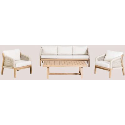 Conjunto de Salón Dubai Sklum - Madera de Acacia Moderna Conjunto de Salón Dubai Sklum - Madera de Acacia Moderna