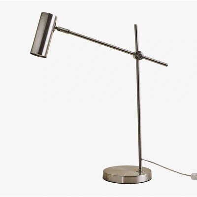 Lampe de Table Idina Grise en Métal - Éclairage Intérieur - Publicité Lampe de Table Idina Grise en Métal - Éclairage Intérieur - Publicité