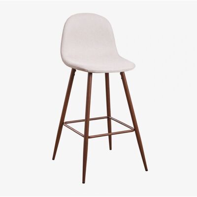 Sklum Glamm Taburete Alto Beige Crema Tapizado Sklum Glamm Taburete Alto Beige Crema Tapizado