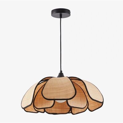 Suspension Vidson en lin naturel - Luminaire de plafond - Publicité Suspension Vidson en lin naturel - Luminaire de plafond - Publicité