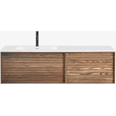 Sklum - Solea - Lavabo integrado - Madera contrachapada - Aseo Sklum - Solea - Lavabo integrado - Madera contrachapada - Aseo