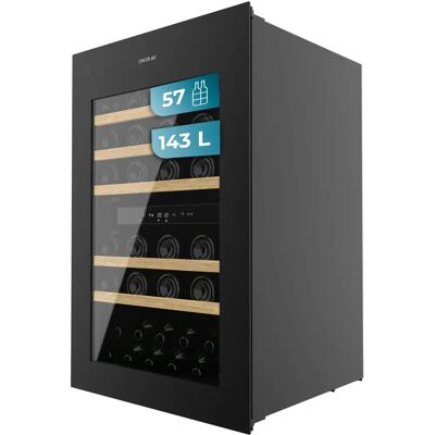Cecotec Bolero GrandSommelier Duo 57000 Touch Schwarz Weinkühlschrank - Wein Kühler Cecotec Bolero GrandSommelier Duo 57000 Touch Schwarz Weinkühlschrank - Wein Kühler