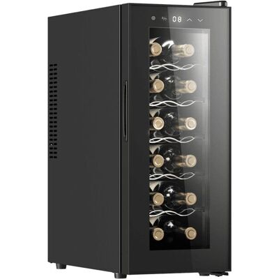 Cecotec GrandSommelier 1250 CoolCrystal - Schwarz - Thermoelektrischer Weinkühlschrank Cecotec GrandSommelier 1250 CoolCrystal - Schwarz - Thermoelektrischer Weinkühlschrank