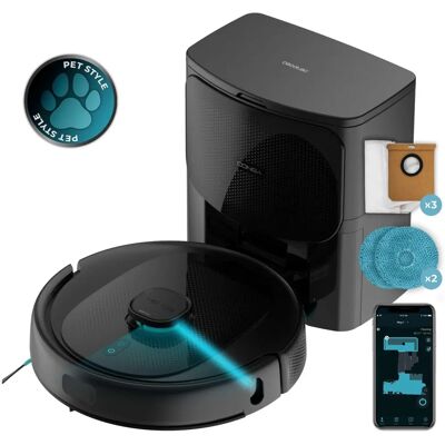 CECOTEC 9590 Spin Revolution Ultra Power Home - Schwarz - Staubsaugerroboter CECOTEC 9590 Spin Revolution Ultra Power Home - Schwarz - Staubsaugerroboter
