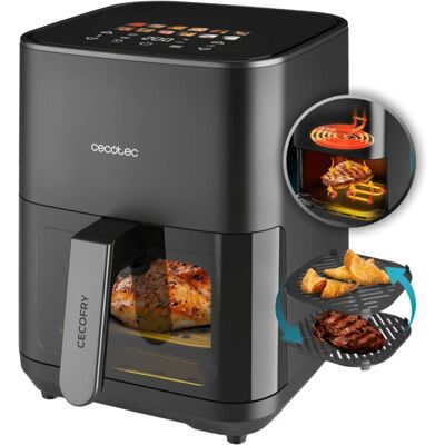 Cecotec Duoheat 4000 - Preto - Fritadeira de ar quente Cecotec Duoheat 4000 - Preto - Fritadeira de ar quente