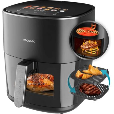 Cecotec Duoheat 6500 - Negro - Freidora de aire Cecotec Duoheat 6500 - Negro - Freidora de aire