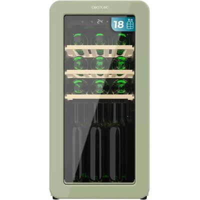 CECOTEC Bolero GrandSommelier Origin 18 Hit Vert - Cave à vin - Publicité CECOTEC Bolero GrandSommelier Origin 18 Hit Vert - Cave à vin - Publicité
