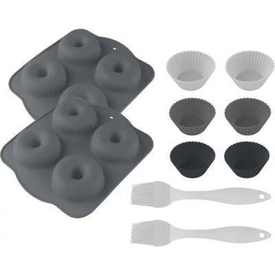 Cecotec Cecofry SweetBake Pack Accesorios - Moldes de Silicona para Donas y Magdalenas Cecotec Cecofry SweetBake Pack Accesorios - Moldes de Silicona para Donas y Magdalenas