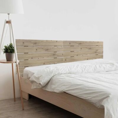 DHOME - DM - Style Palet - 110cm - Headboard - Publicité DHOME - DM - Style Palet - 110cm - Headboard - Publicité