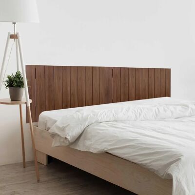 DHOME - Cabecero DM Palet Horizontal - 150 cm - Finition lin - Headboard - Publicité DHOME - Cabecero DM Palet Horizontal - 150 cm - Finition lin - Headboard - Publicité