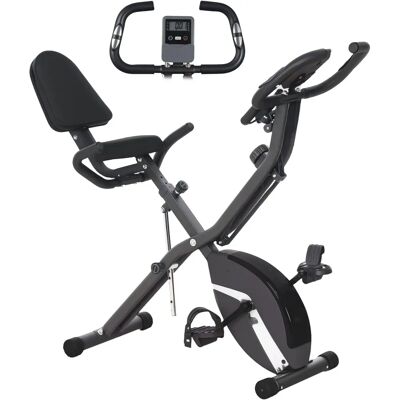 Bicicleta Estática Plegable con Resistencia Magnética - Negro Bicicleta Estática Plegable con Resistencia Magnética - Negro