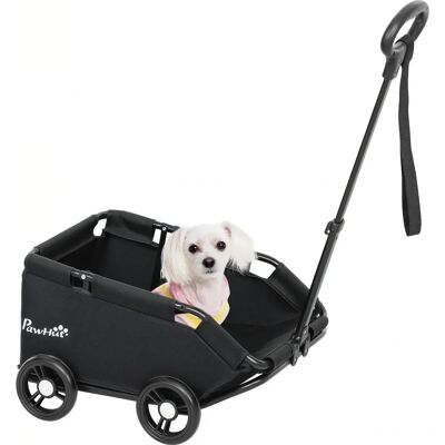 Pawhut - Miniatura Carrito para perros - 53x45x28 cm - Coche para mascotas Pawhut - Miniatura Carrito para perros - 53x45x28 cm - Coche para mascotas