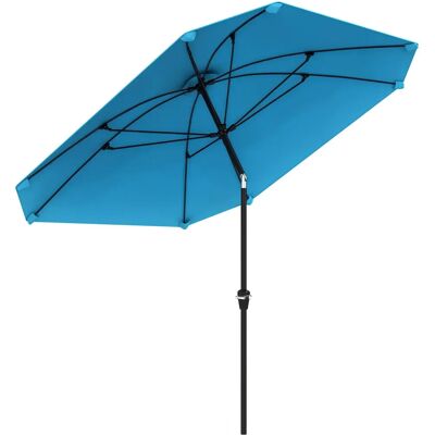Parasole de terrasse portable Outsunny 2,33m - Inclinaison réglable, Imperméable, Aluminium - Publicité Parasole de terrasse portable Outsunny 2,33m - Inclinaison réglable, Imperméable, Aluminium - Publicité