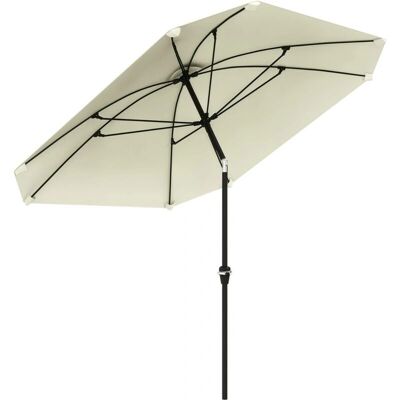 Outsunny - 233x233 cm - Crema - Patio Umbrella Outsunny - 233x233 cm - Crema - Patio Umbrella
