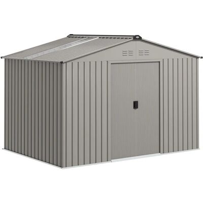 Outsunny - 277x195x192 cm - 4.9 m² - 2 Puertas - Cobertizo de Jardín Outsunny - 277x195x192 cm - 4.9 m² - 2 Puertas - Cobertizo de Jardín