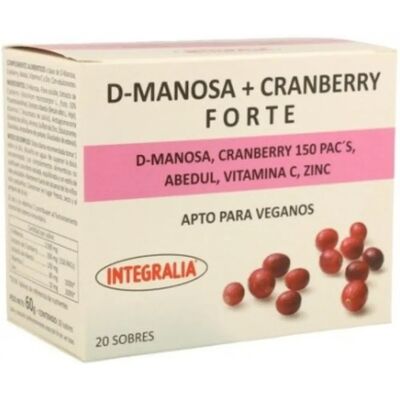 Integralia D-Mannose + Cranberry Forte - Nahrungsergänzungsmittel Integralia D-Mannose + Cranberry Forte - Nahrungsergänzungsmittel