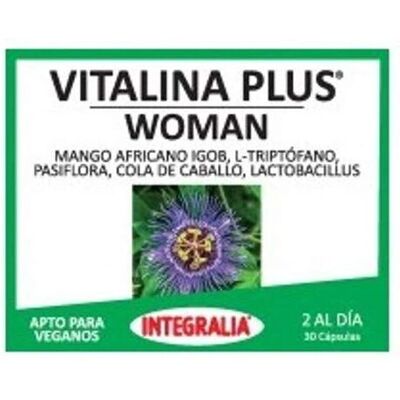 Integralia Vitalina Plus Femme - Complément Alimentaire - 30 Capsules - Publicité Integralia Vitalina Plus Femme - Complément Alimentaire - 30 Capsules - Publicité