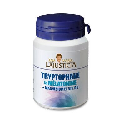 Suplemento Ana María Lajusticia Triptófano Melatonina Magnesio Vitamina B6 - Complemento Alimenticio Suplemento Ana María Lajusticia Triptófano Melatonina Magnesio Vitamina B6 - Complemento Alimenticio