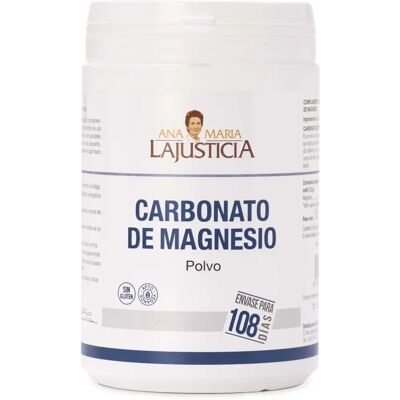 Polvo de Carbonato de Magnesio Ana María Lajusticia - 130 g - Apoya músculos y huesos Polvo de Carbonato de Magnesio Ana María Lajusticia - 130 g - Apoya músculos y huesos