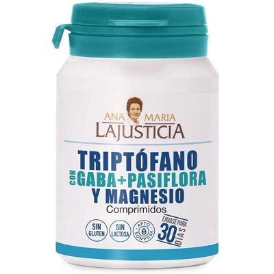Ana María Lajusticia Triptófano GABA Pasiflora Magnesio - Suplemento Alimenticio Ana María Lajusticia Triptófano GABA Pasiflora Magnesio - Suplemento Alimenticio