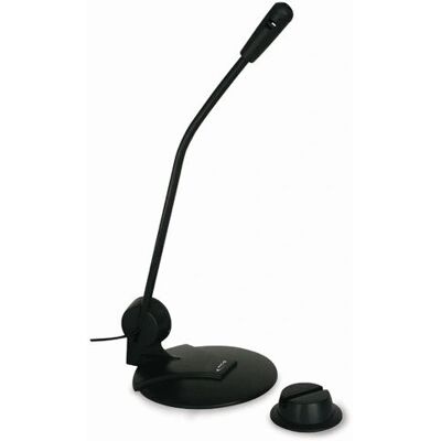 NGS MS102 Mikrofon - Verstellbar - Hohe Empfindlichkeit - 3,5mm Klinke - 1,8m Kabel - Schwarz NGS MS102 Mikrofon - Verstellbar - Hohe Empfindlichkeit - 3,5mm Klinke - 1,8m Kabel - Schwarz
