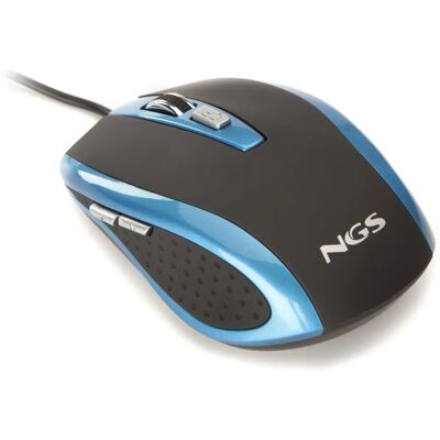 Souris NGS Blue Tick - 1600 DPI Optique Ergonomique de Bureau - Publicité Souris NGS Blue Tick - 1600 DPI Optique Ergonomique de Bureau - Publicité