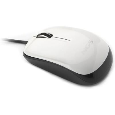 NGS White Flavour Ambidextrous USB Optische Maus - Computermaus NGS White Flavour Ambidextrous USB Optische Maus - Computermaus