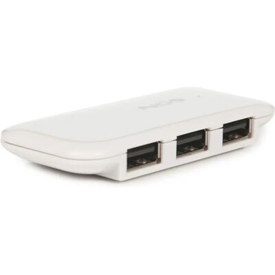 NGS IHUB4 4-Port USB Hub - Branco - 480 Mbit/s NGS IHUB4 4-Port USB Hub - Branco - 480 Mbit/s