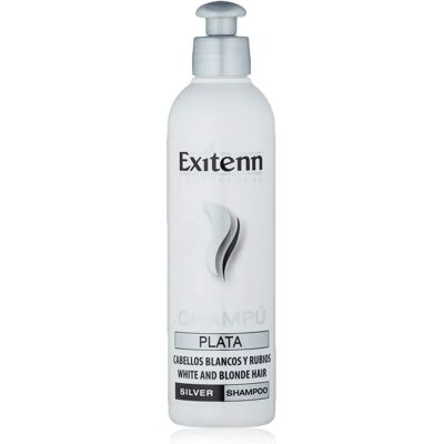 Shampoo Prata Exitenn - Cuidados para cabelos loiros e grisalhos Shampoo Prata Exitenn - Cuidados para cabelos loiros e grisalhos