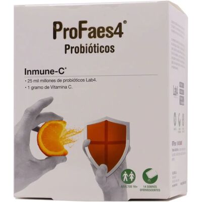 Faes Farma PROFAES4 Inmune-C - Refuerzo del sistema inmunológico - 14 Sobres Faes Farma PROFAES4 Inmune-C - Refuerzo del sistema inmunológico - 14 Sobres