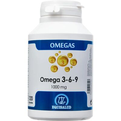 Equisalud Omega 3-6-9 120 Kapseln - Nahrungsergänzung Equisalud Omega 3-6-9 120 Kapseln - Nahrungsergänzung
