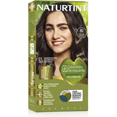 Naturtint Goldbraun Haarfarbe - Ohne Ammoniak, 170 ml Naturtint Goldbraun Haarfarbe - Ohne Ammoniak, 170 ml