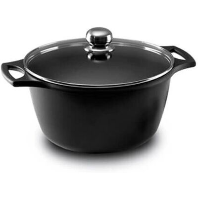 Castey F-IO24 Kochtopf - 5L Schwarz Induktion Castey F-IO24 Kochtopf - 5L Schwarz Induktion