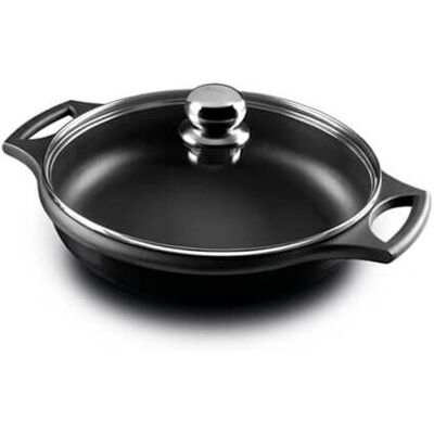 Castey F-IR32 Casserole Antiadhésive pour Induction - 30cm - Noir - Publicité Castey F-IR32 Casserole Antiadhésive pour Induction - 30cm - Noir - Publicité