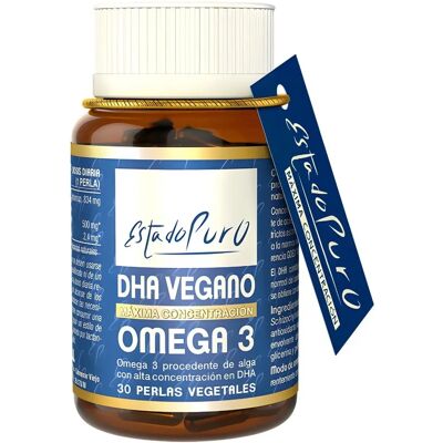 Estado Puro Ômega 3 Vegano - Microalgas DHA - 30 Softgels Estado Puro Ômega 3 Vegano - Microalgas DHA - 30 Softgels